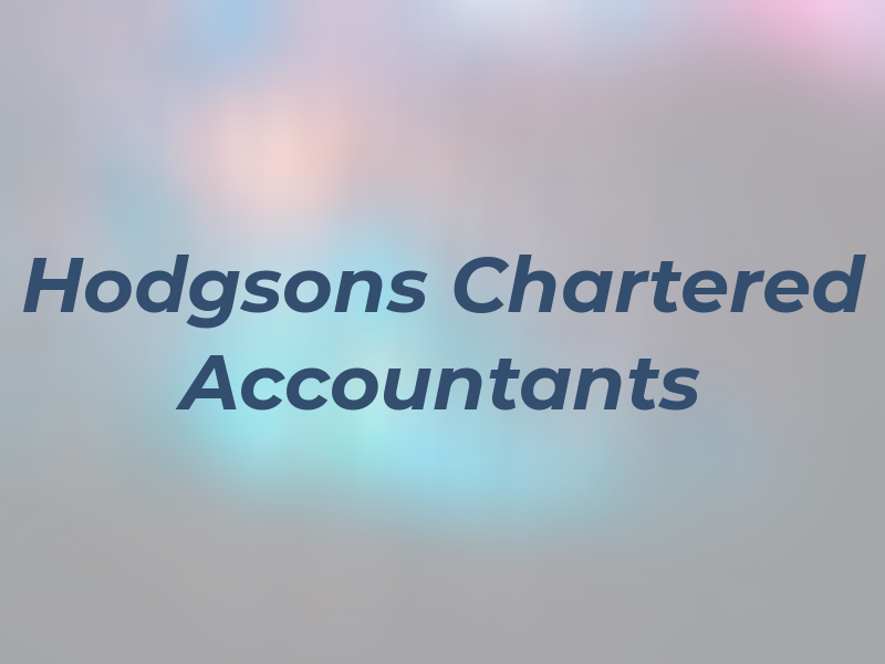 Hodgsons Chartered Accountants