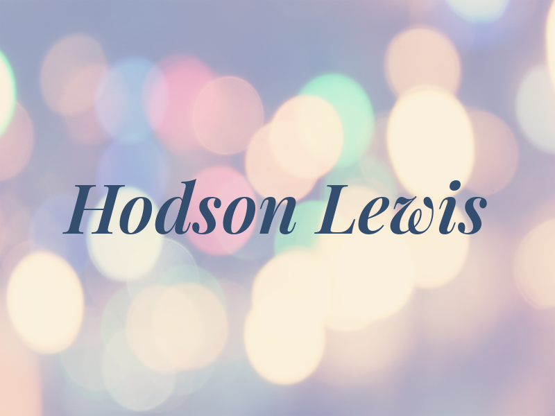Hodson Lewis