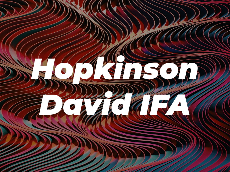 Hopkinson David IFA