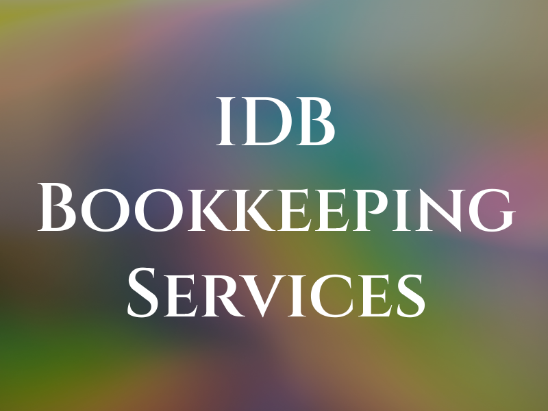 IDB Bookkeeping Services