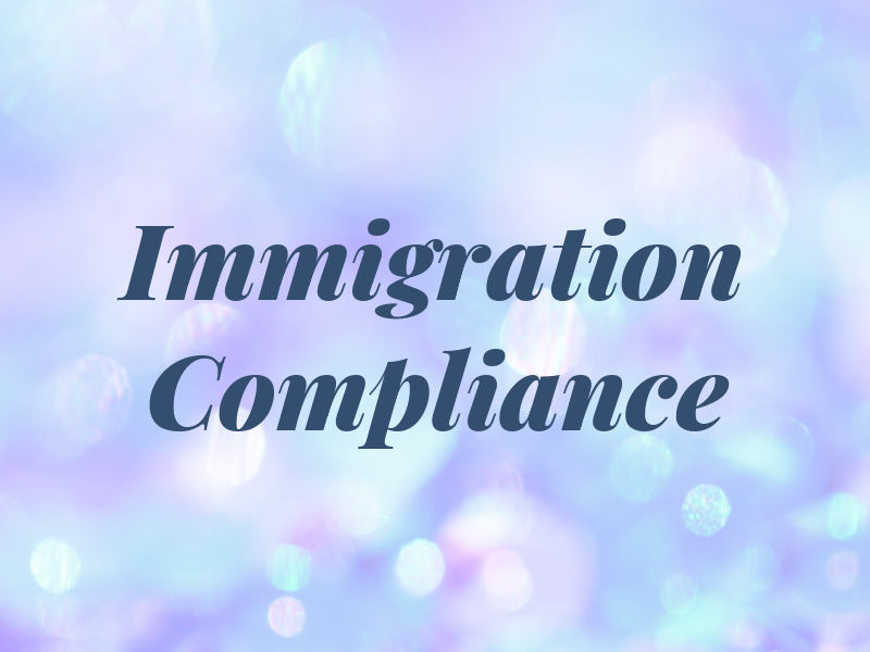 Immigration Compliance