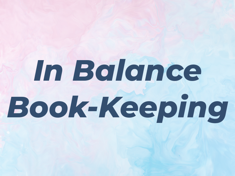 In Balance Book-Keeping