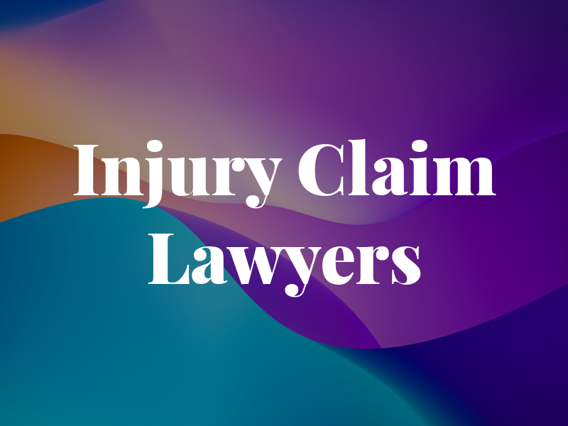 Injury Claim Lawyers