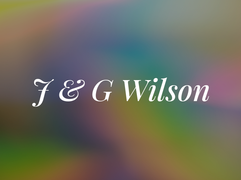 J & G Wilson