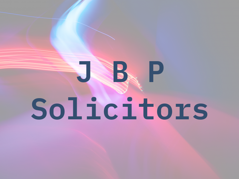 J B P Solicitors