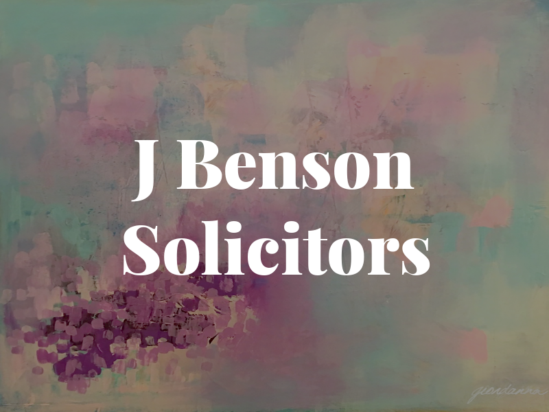 J Benson Solicitors