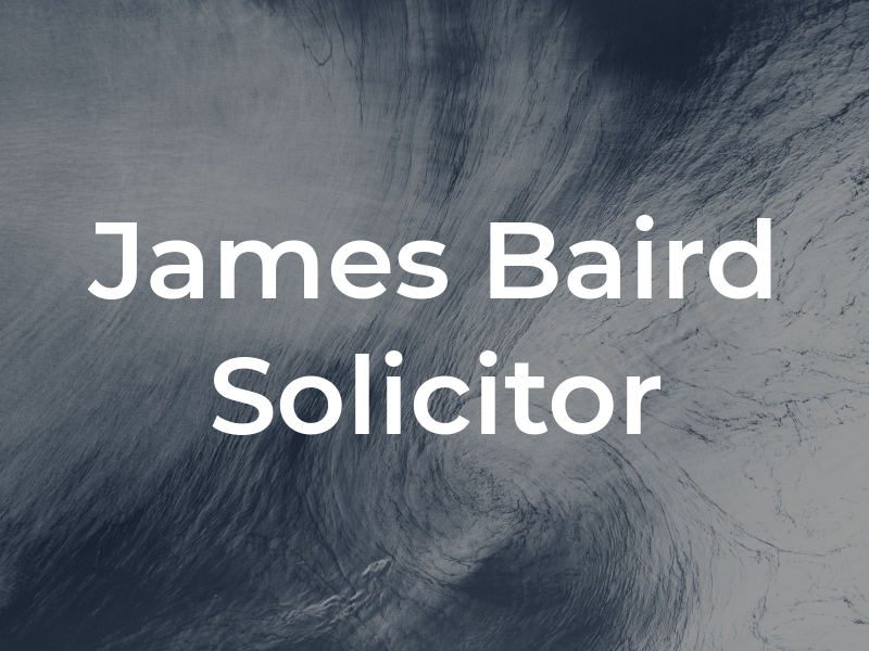 James E Baird Solicitor