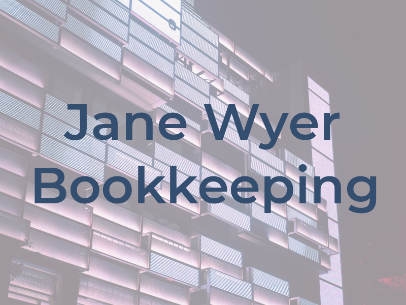 Jane Wyer Bookkeeping