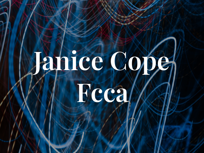 Janice Cope Fcca