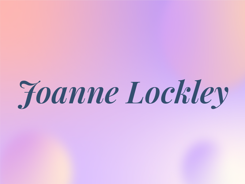 Joanne Lockley