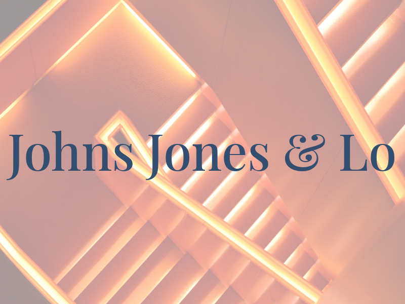 Johns Jones & Lo