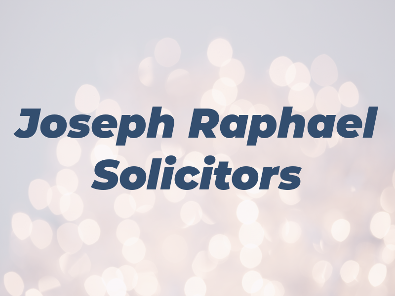 Joseph Raphael Solicitors