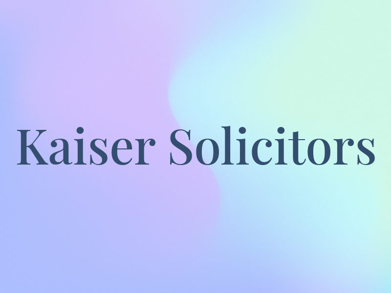 Kaiser Solicitors