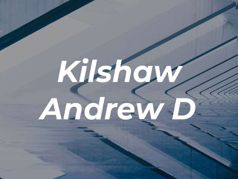 Kilshaw Andrew D