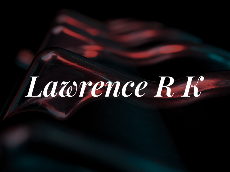 Lawrence R K