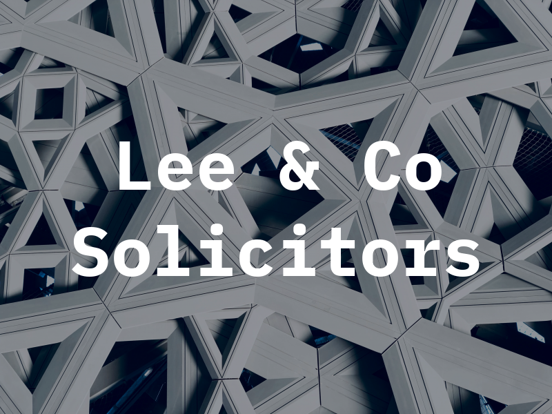 Lee & Co Solicitors