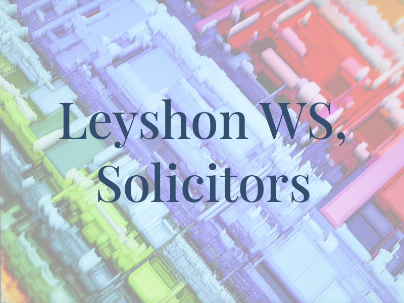 Leyshon WS, Solicitors