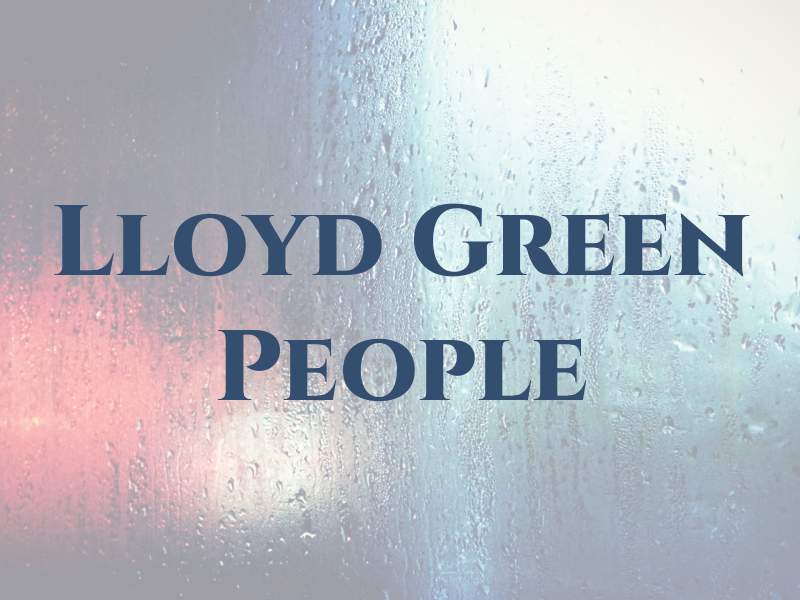 Lloyd Green For the People
