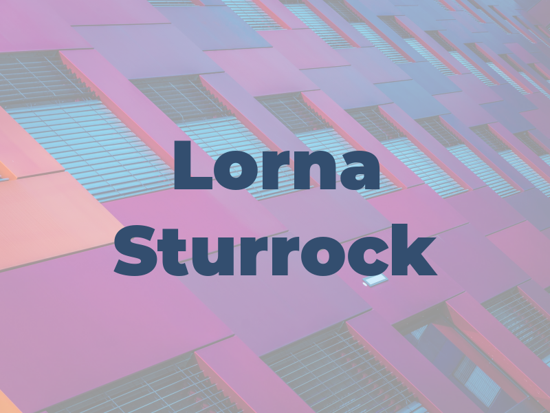 Lorna Sturrock