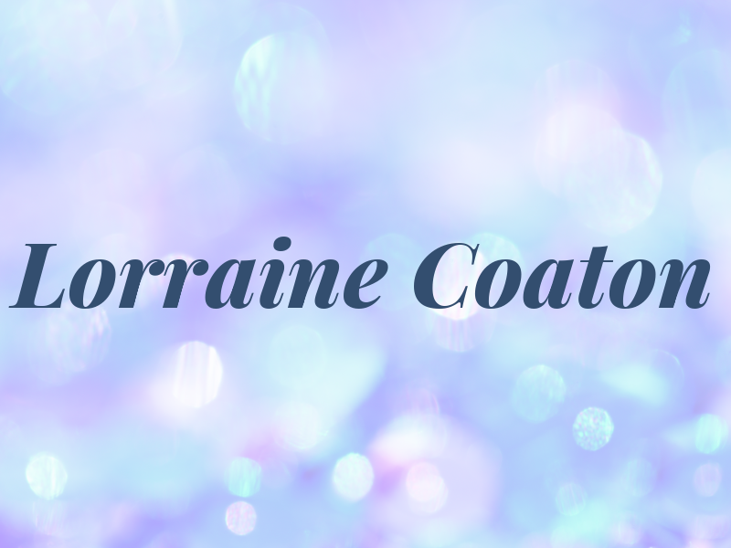 Lorraine Coaton