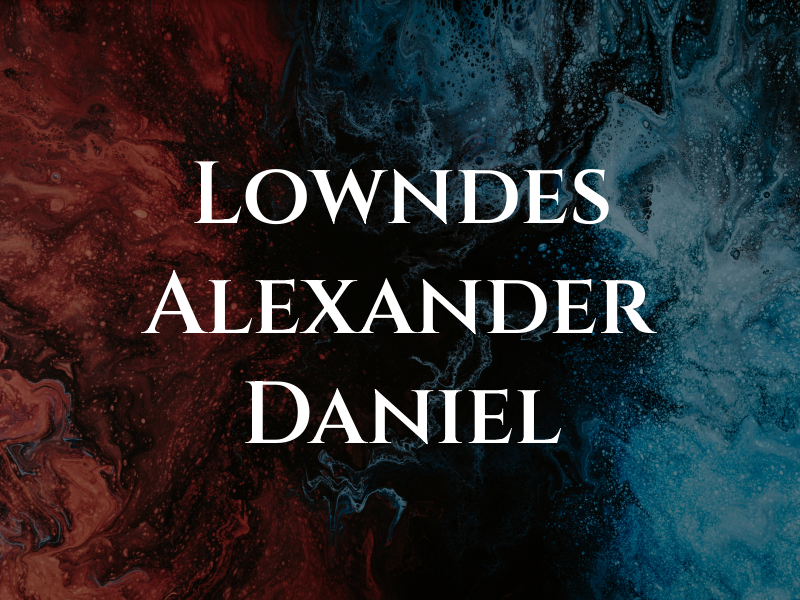 Lowndes Alexander Daniel IFA