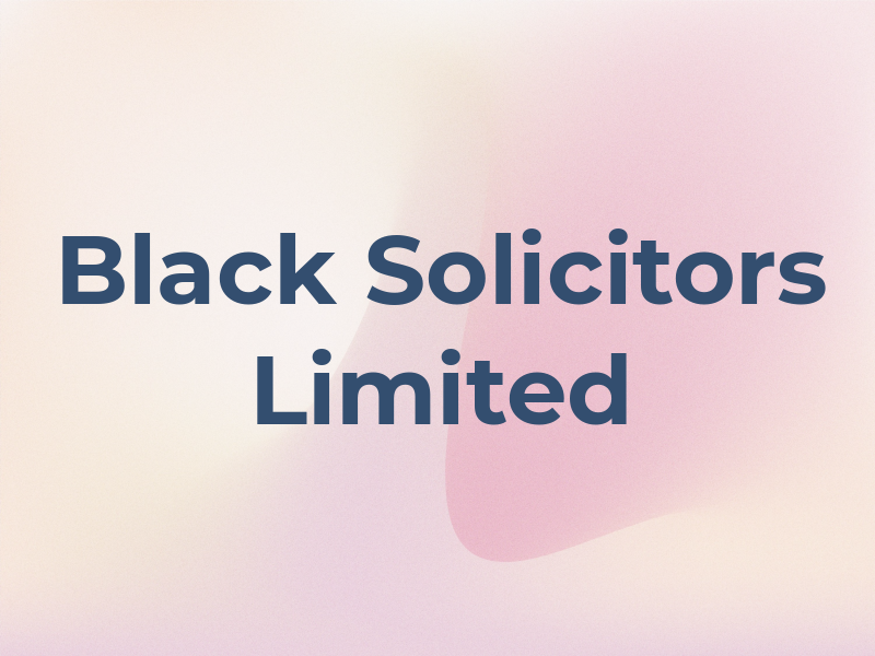 P Black Solicitors Limited