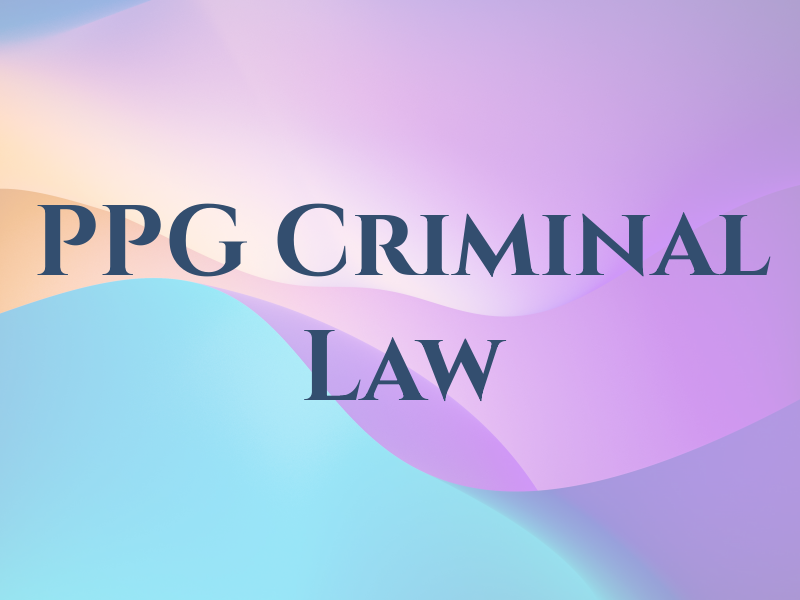 PPG Criminal Law