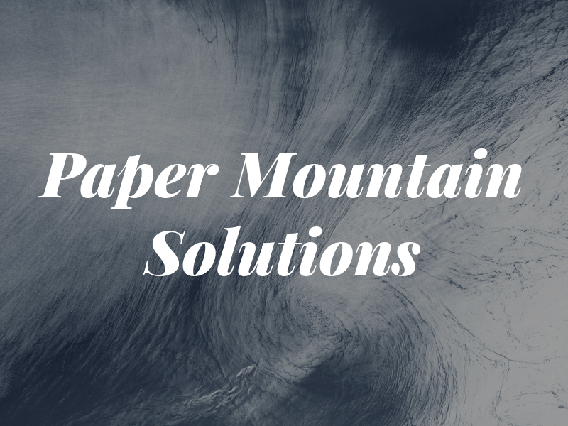 Paper Mountain Solutions
