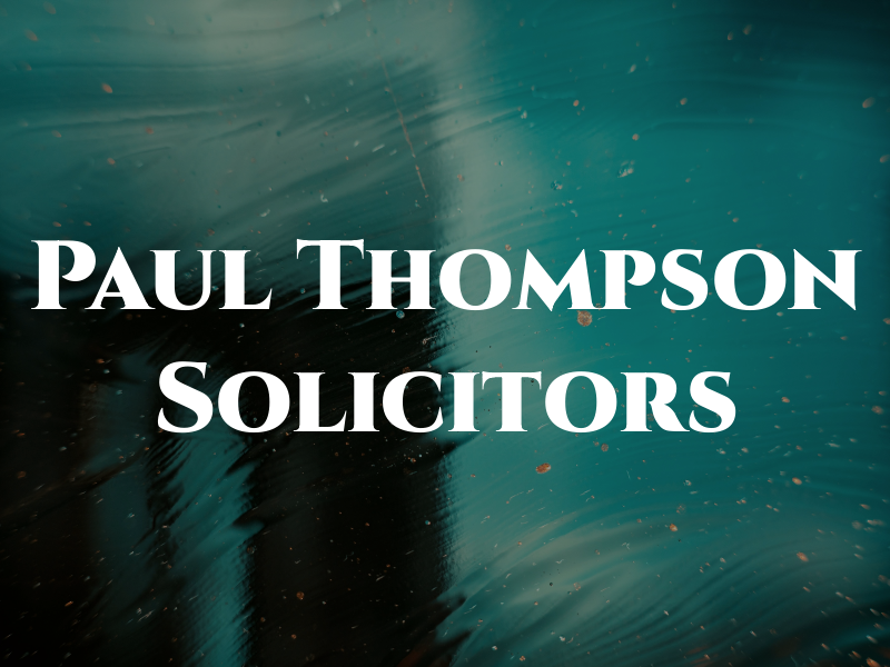 Paul D Thompson Solicitors