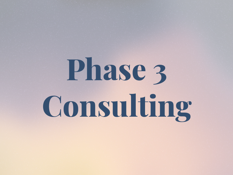 Phase 3 Consulting