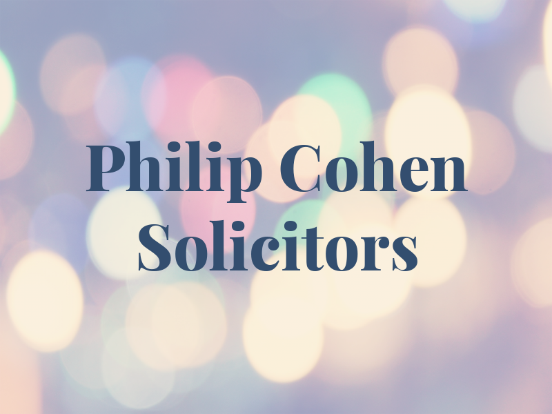 Philip Cohen Solicitors