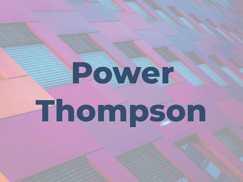 Power Thompson