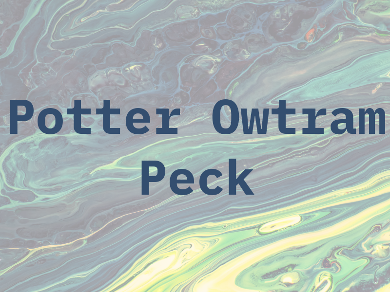 Potter Owtram & Peck