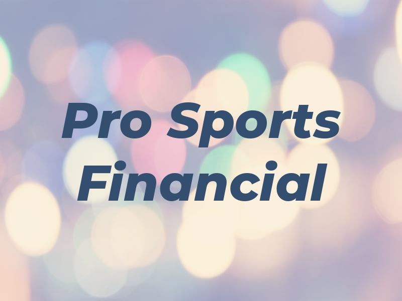 Pro Sports Financial