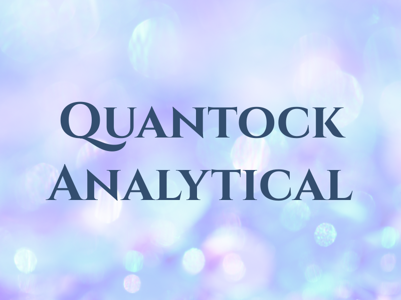 Quantock Analytical