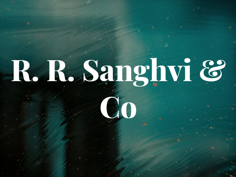 R. R. Sanghvi & Co
