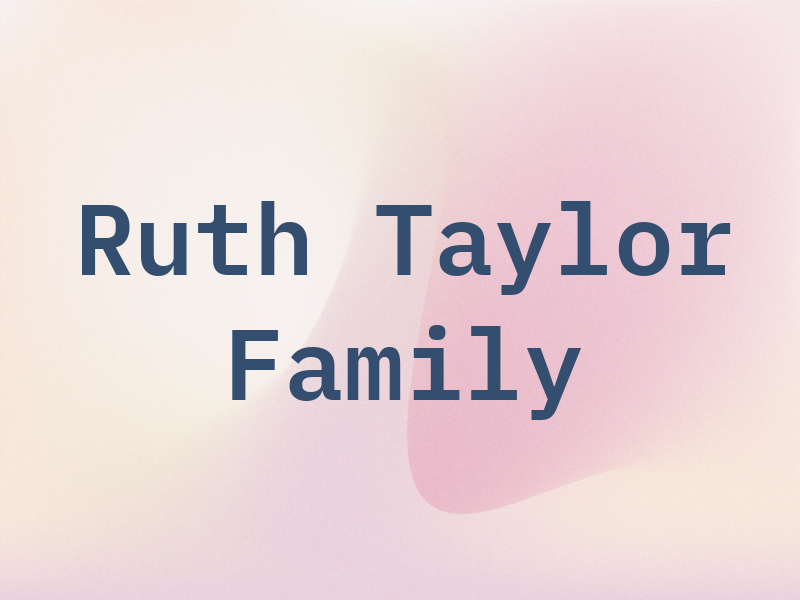 Ruth Taylor Family Law