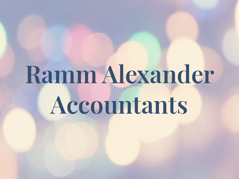Ramm Alexander Accountants