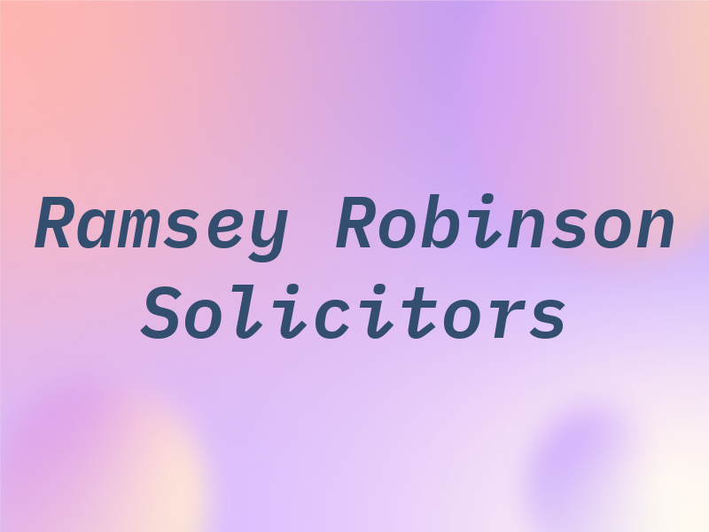 Ramsey Robinson Solicitors