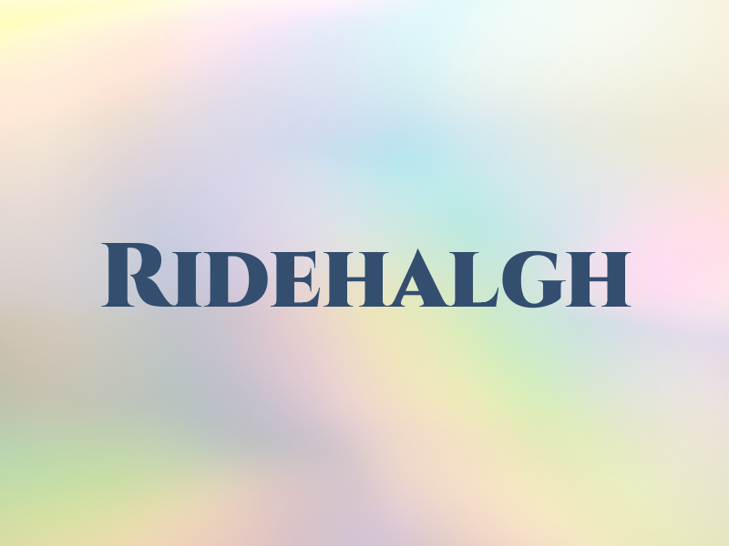 Ridehalgh