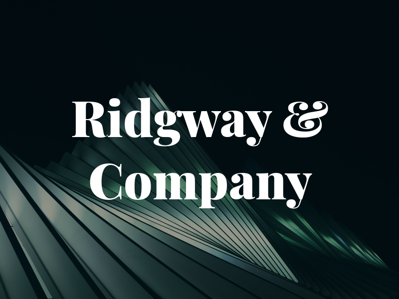 Ridgway & Company