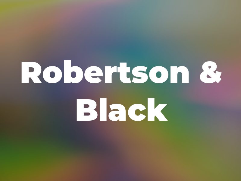 Robertson & Black