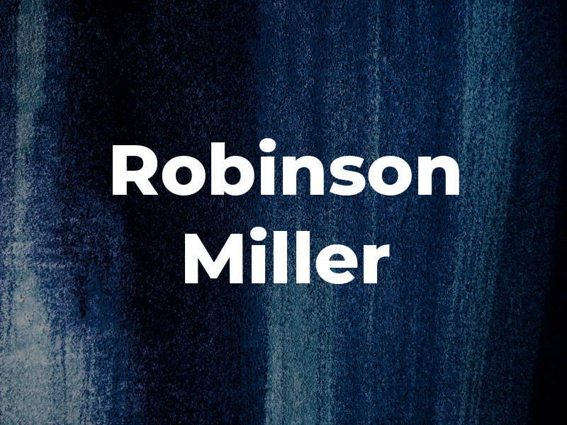Robinson Miller