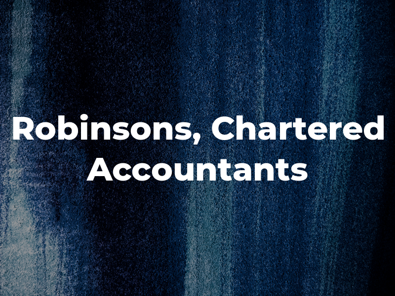 Robinsons, Chartered Accountants