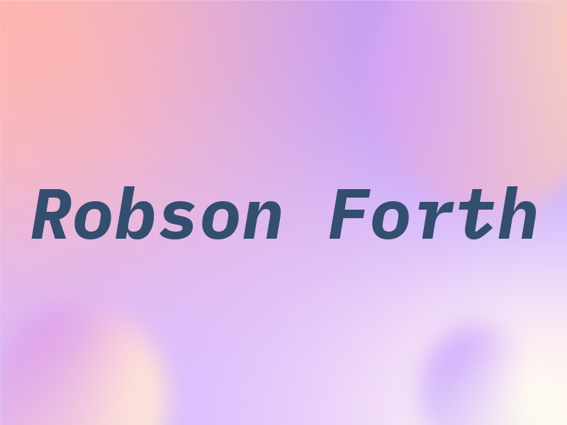 Robson Forth