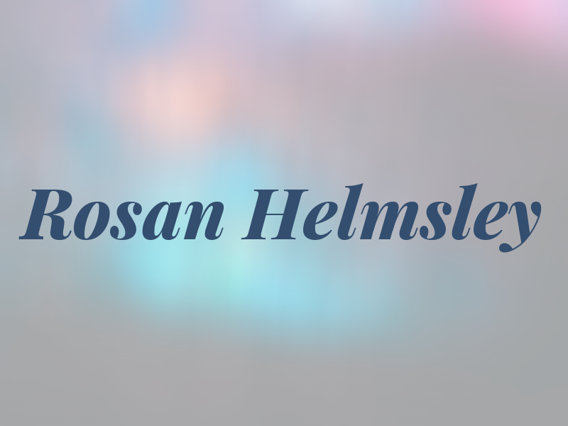 Rosan Helmsley