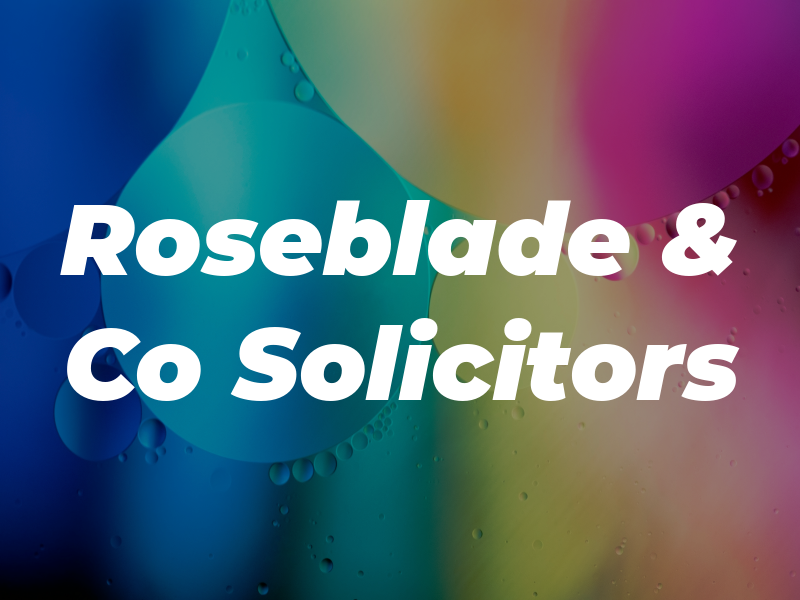 Roseblade & Co Solicitors