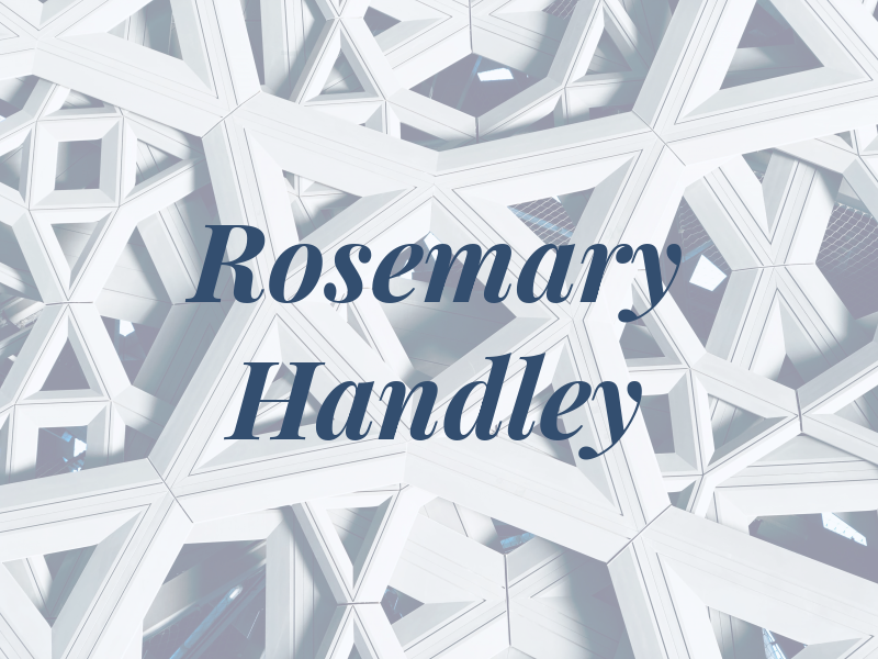 Rosemary Handley