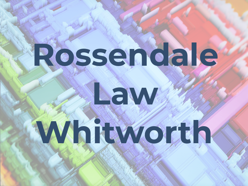 Rossendale Law Whitworth