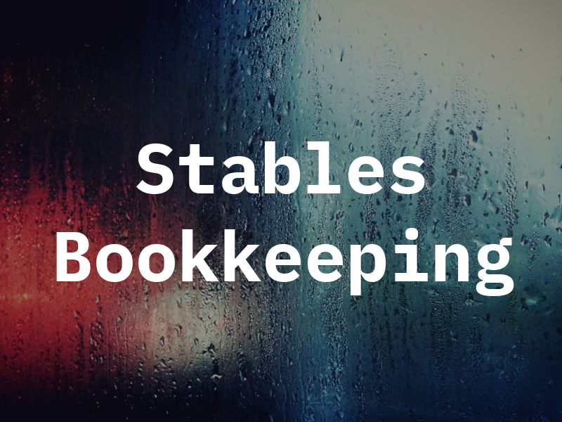 Stables Bookkeeping